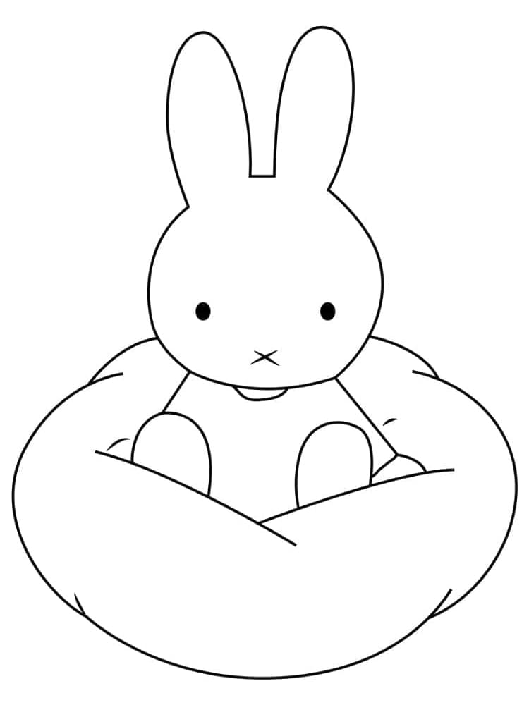 Miffy For Free coloring page