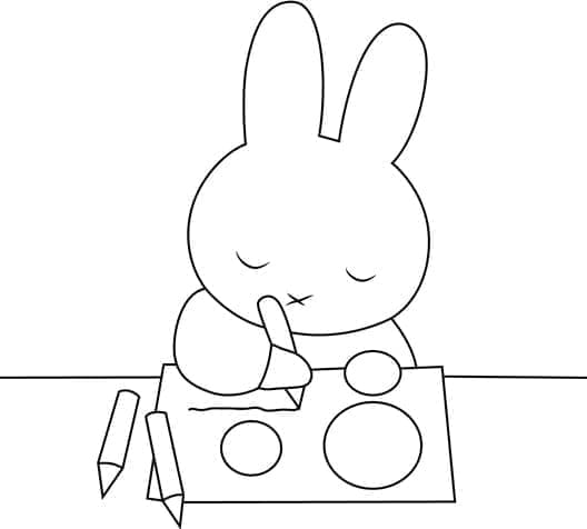 Miffy is Drawing