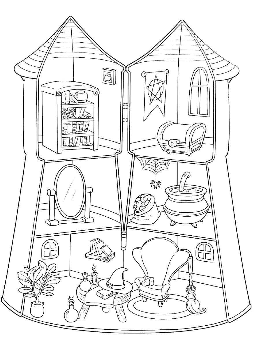 Nice Pocket World coloring page