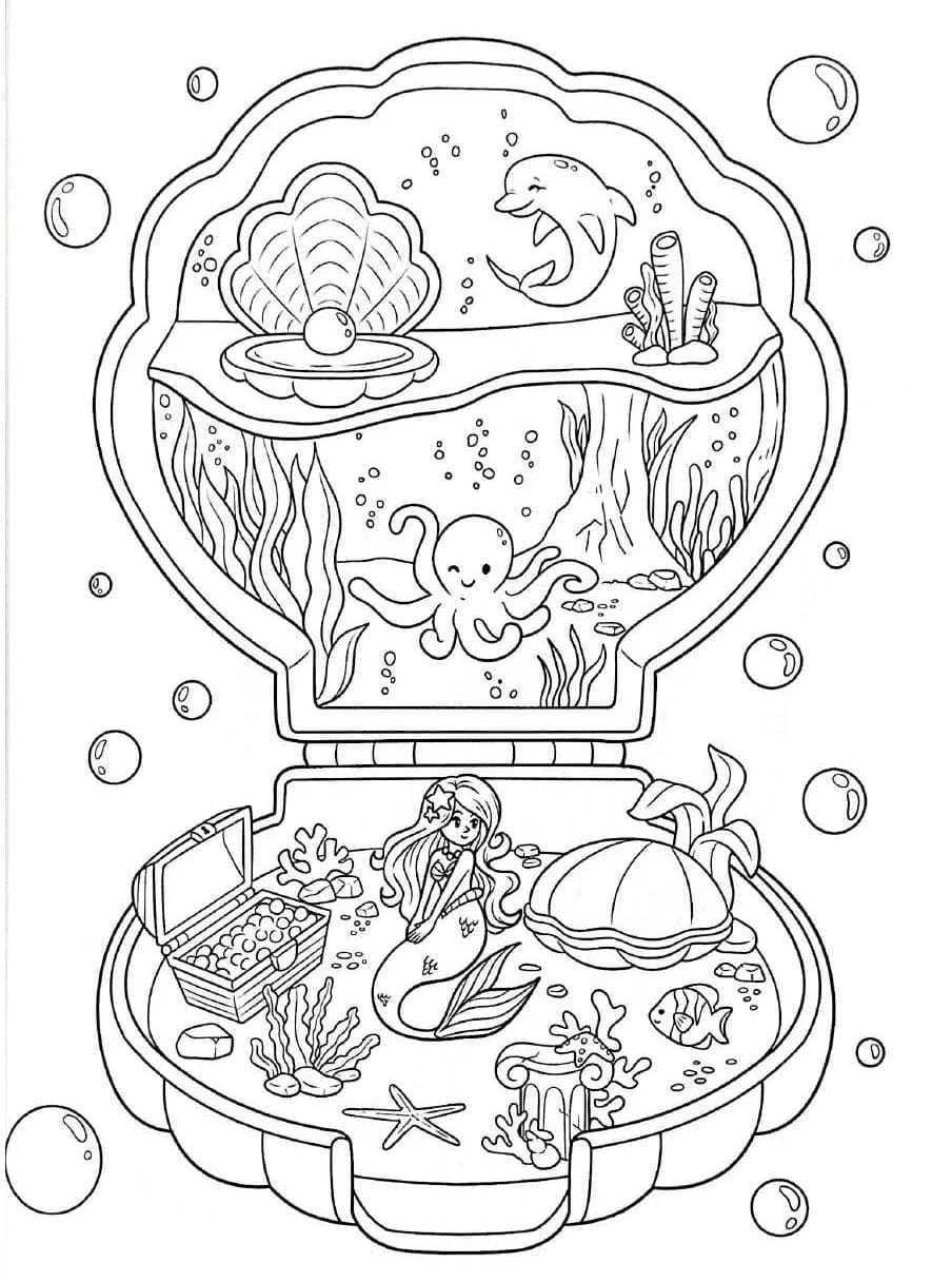 Ocean Pocket World coloring page