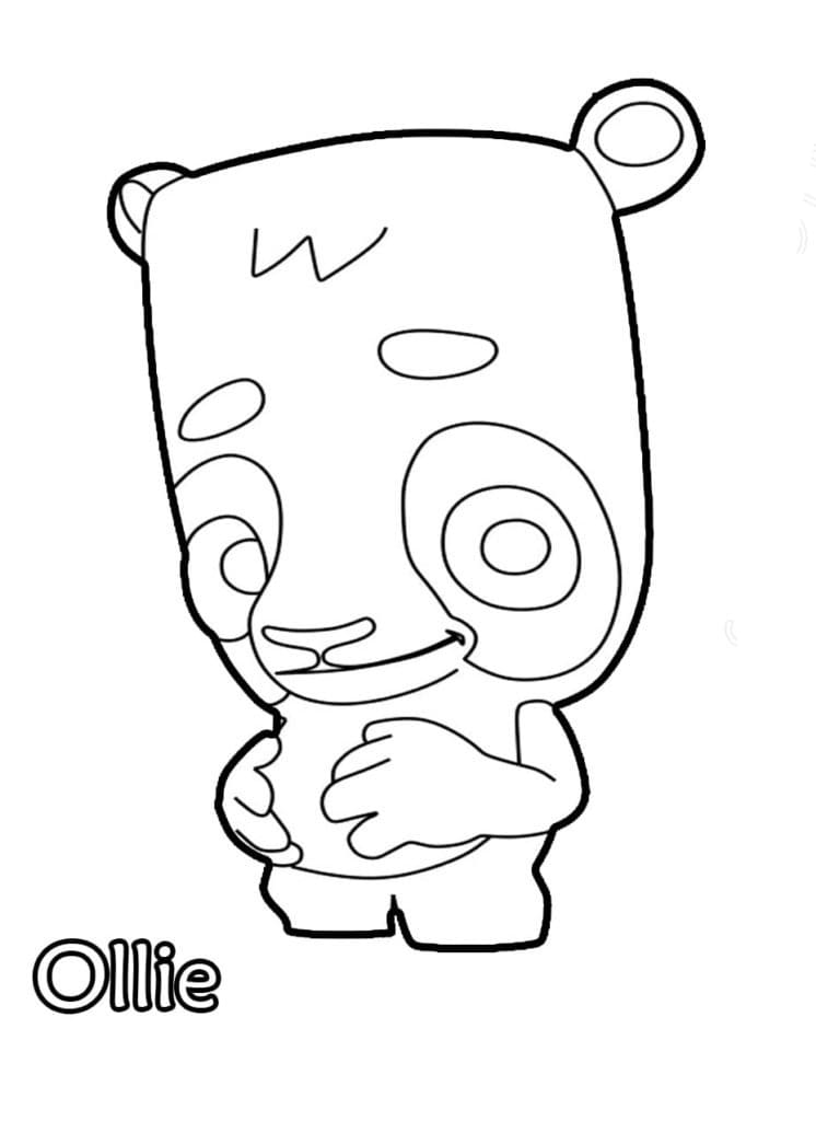 Ollie Zooba coloring page