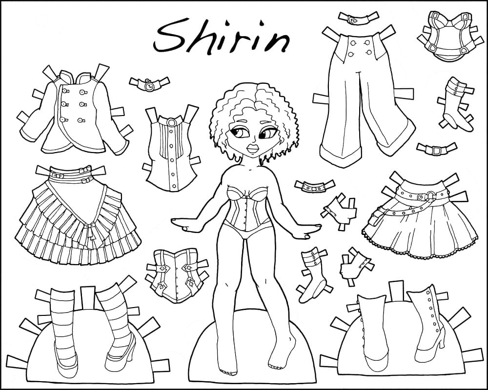 Paper Doll Sheet 1