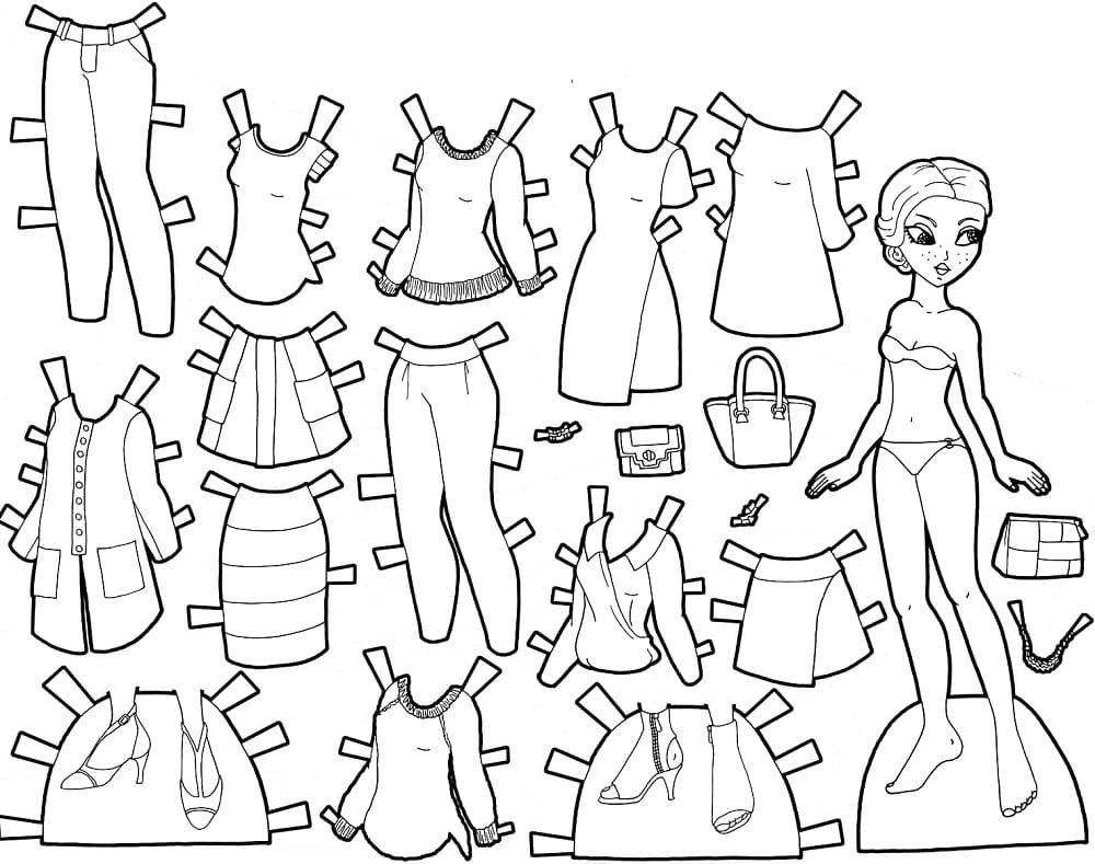 Paper Doll Sheet 3