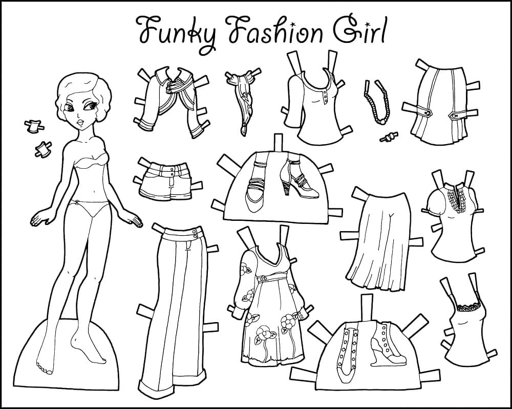 Paper Doll Sheet 4