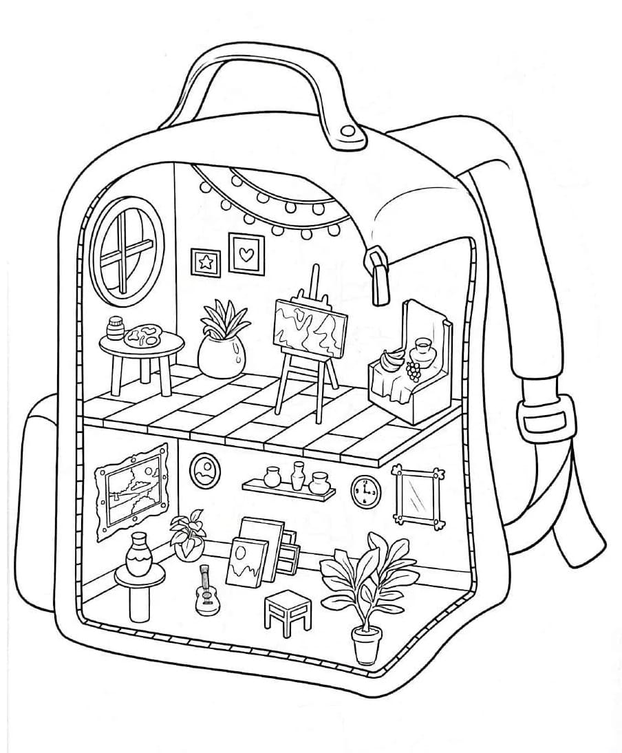 Perfect Pocket World coloring page