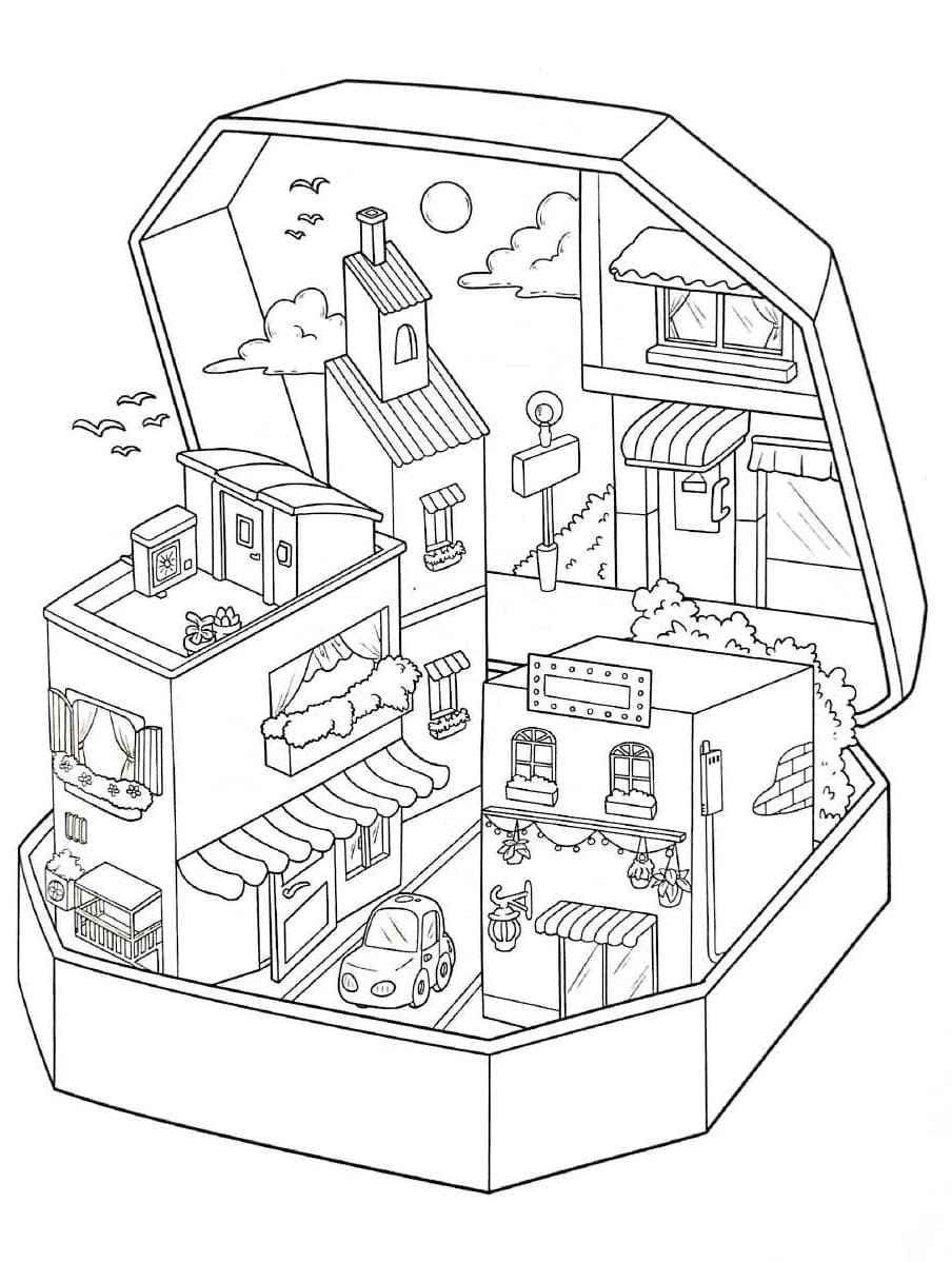 Pocket World Free For Kids coloring page