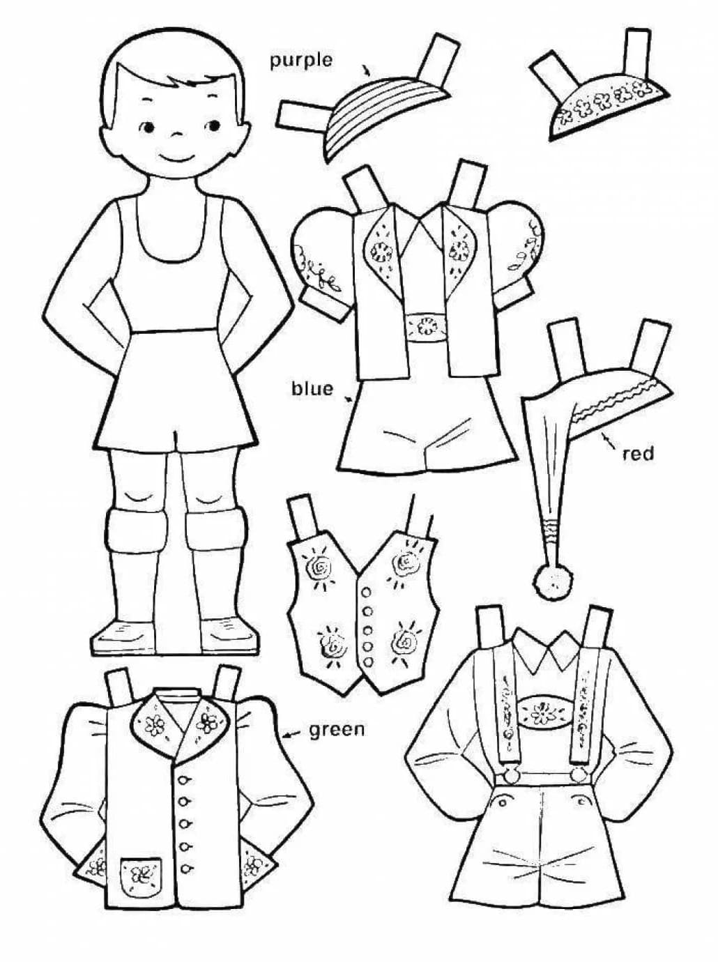 Print Paper Doll For Kids