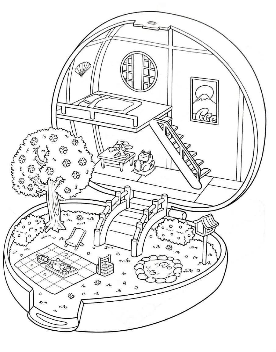 Print Pocket World coloring page