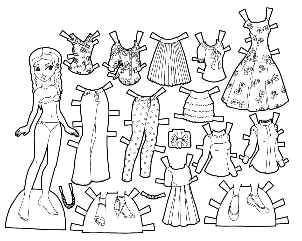 Printable Paper Doll