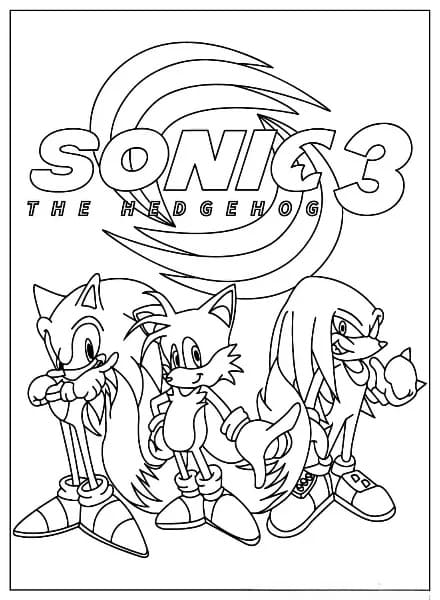 Sonic the Hedgehog 3 to Print