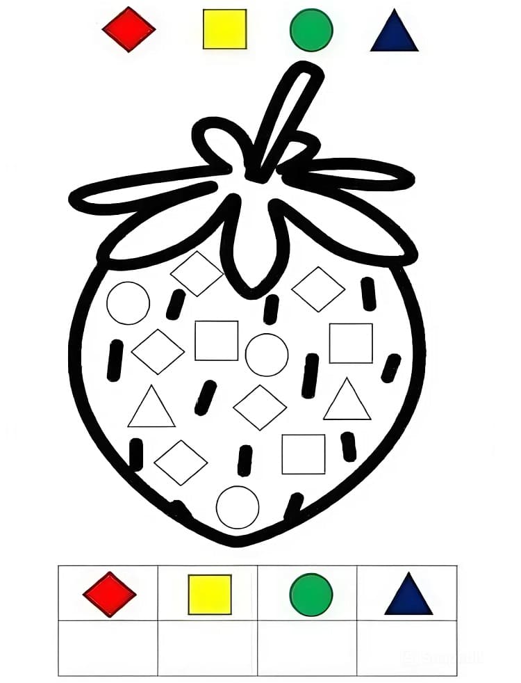 Strawberry Learning Shapes