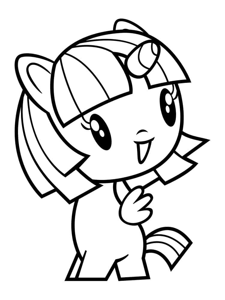 Twilight Sparkle Cutie Mark Crew coloring page