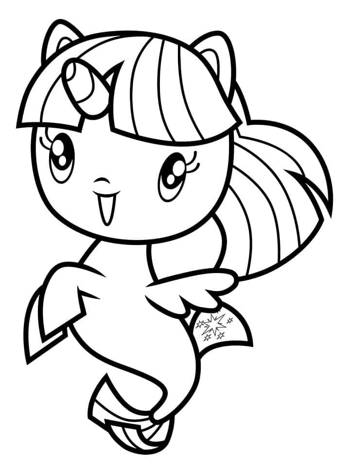 Twilight Sparkle from Cutie Mark Crew coloring page