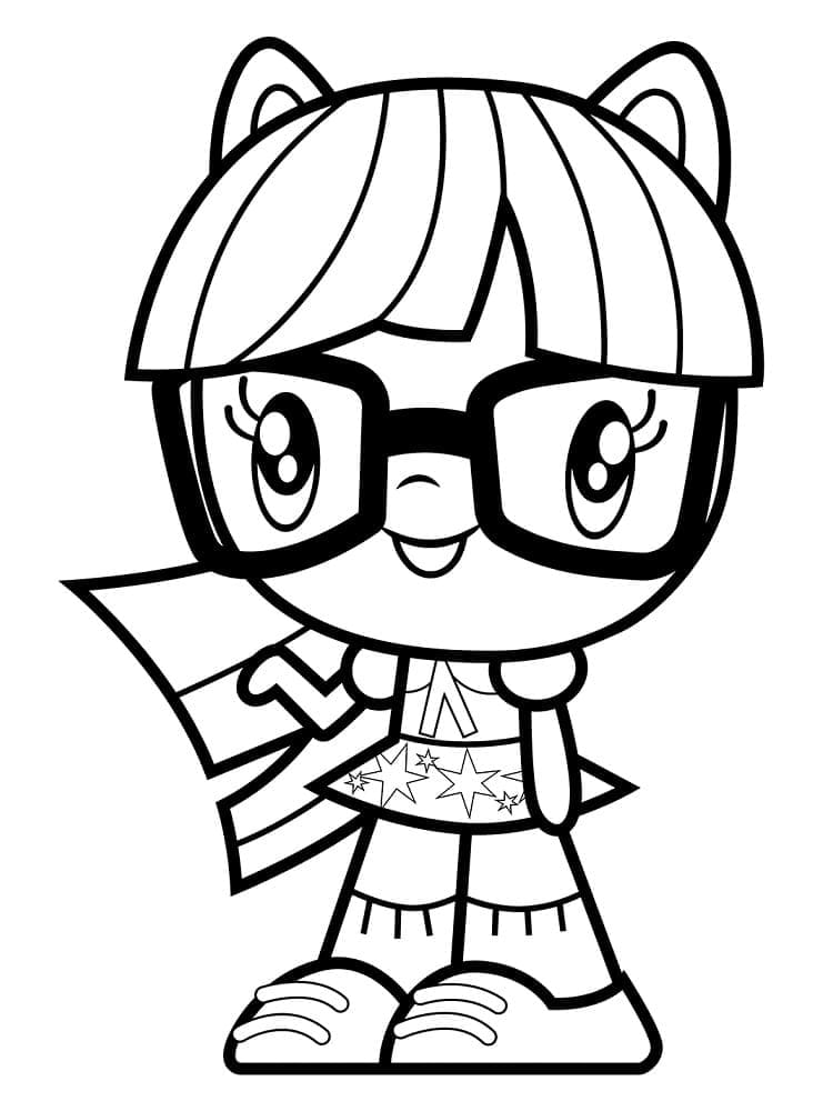 Twilight Sparkle in Cutie Mark Crew coloring page