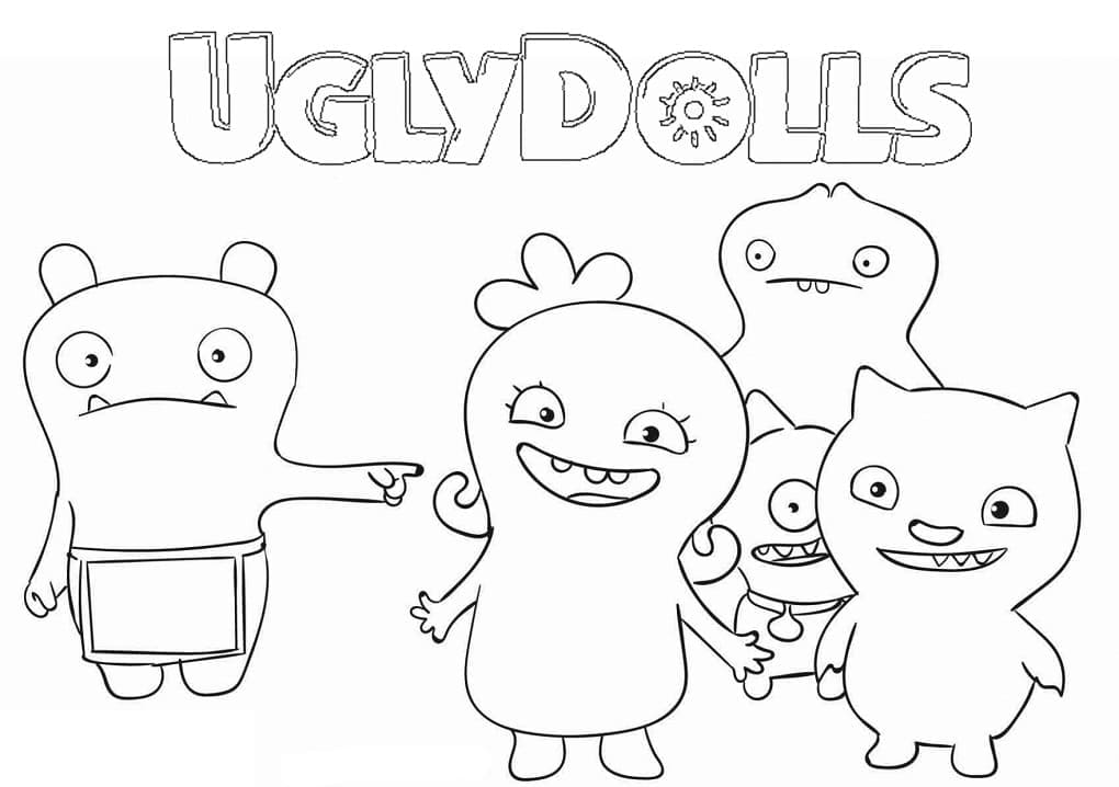 UglyDolls coloring pages