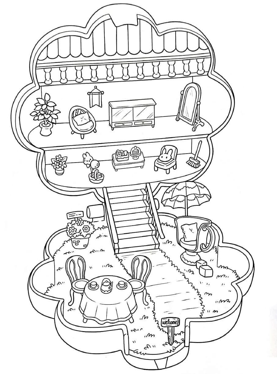 Very Cute Pocket World coloring page