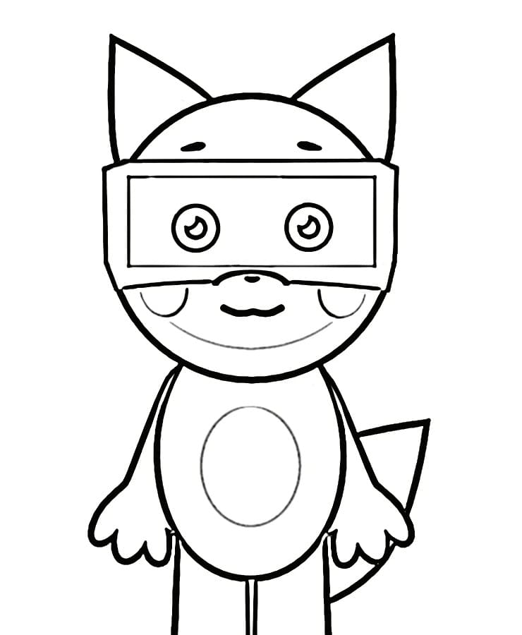 Vurr from Abgerny Incredibox coloring page