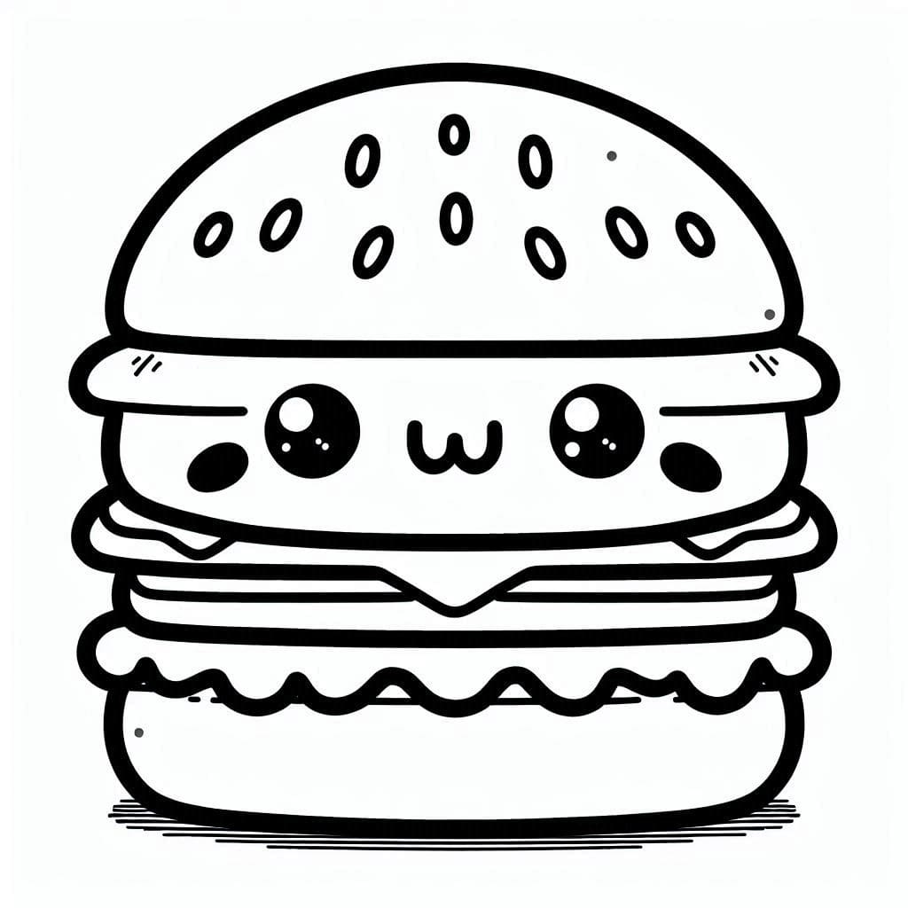 A Cute Hamburger