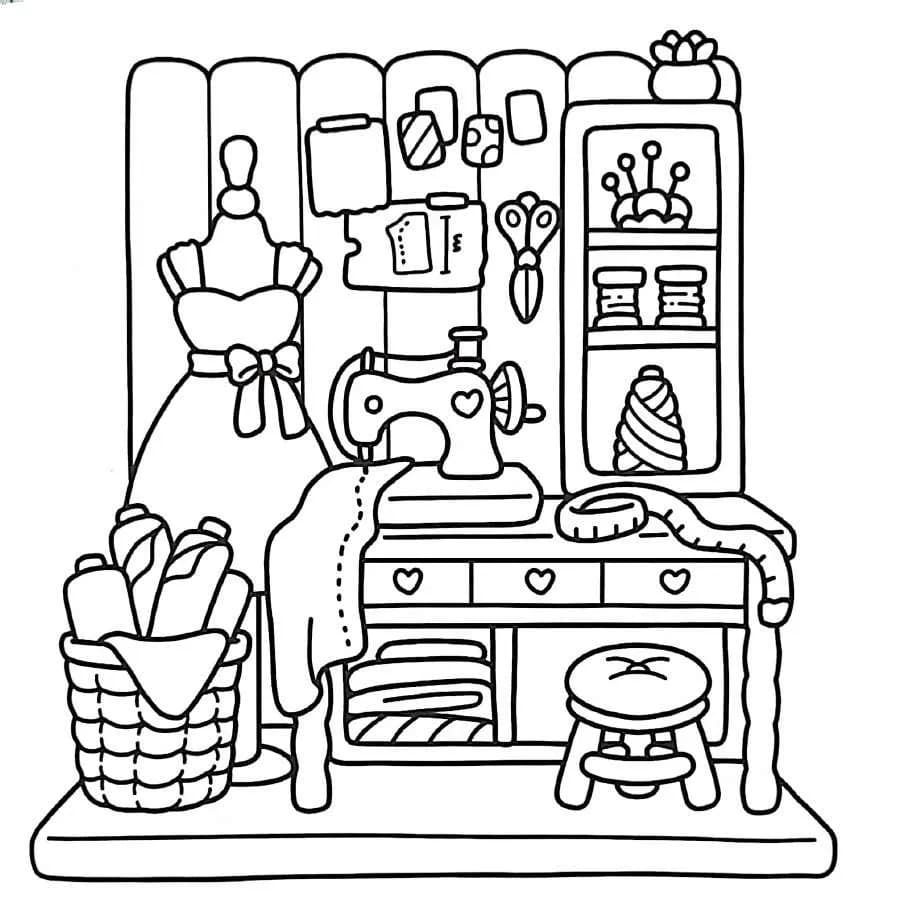 Adorable Little Corner coloring page