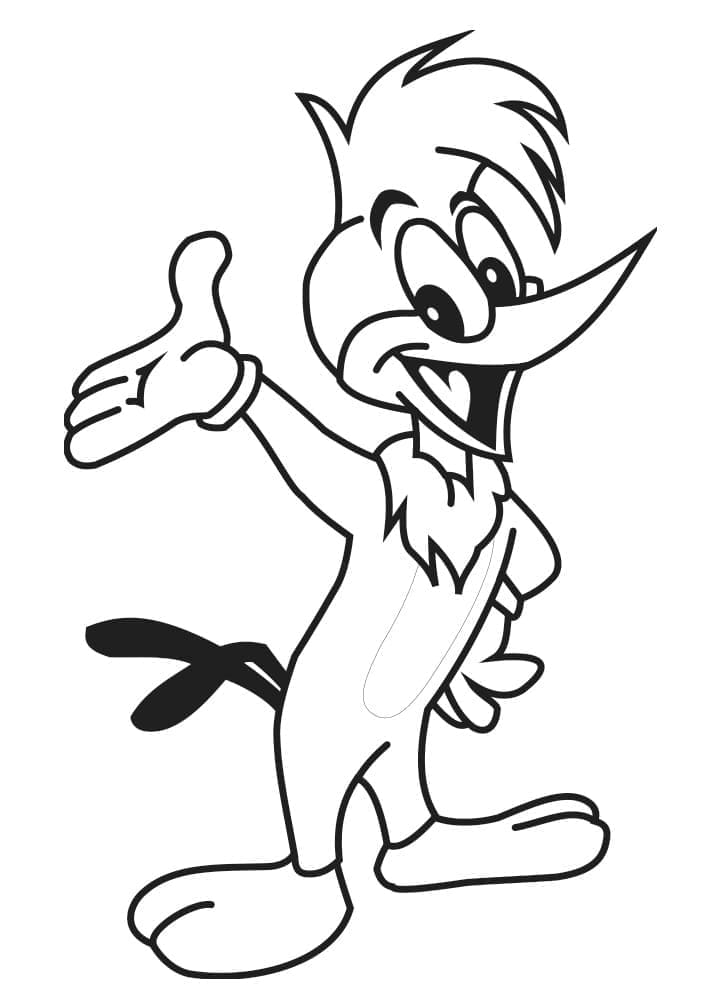 Adorable Woody Woodpecker