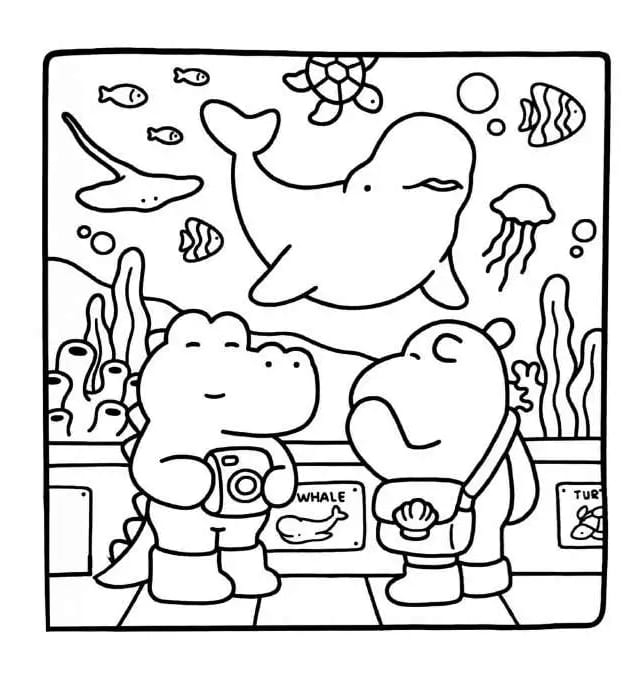 Amazing Comfy Days coloring page