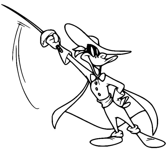 Amazing Daffy Duck coloring page