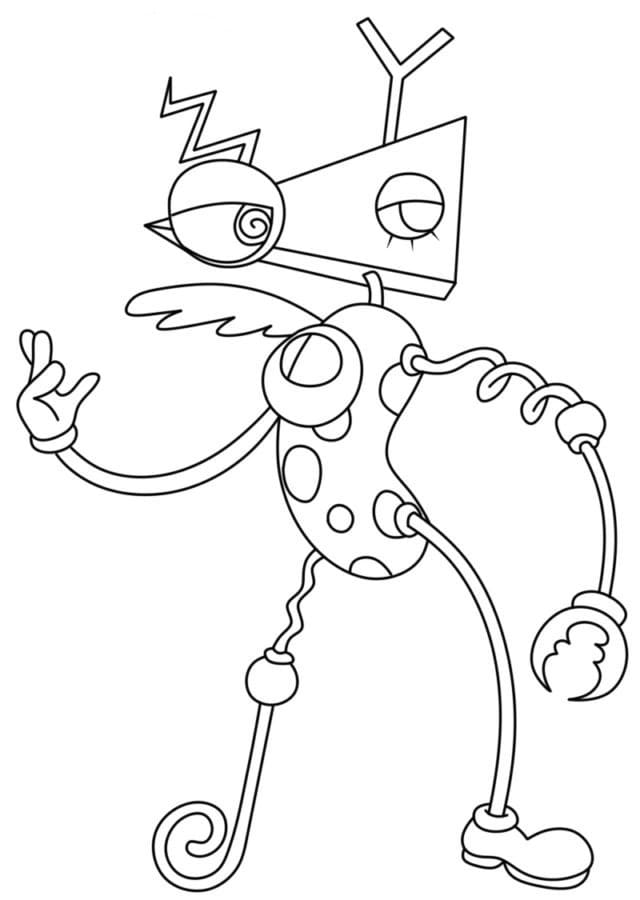 Amazing Digital Circus Zooble coloring page