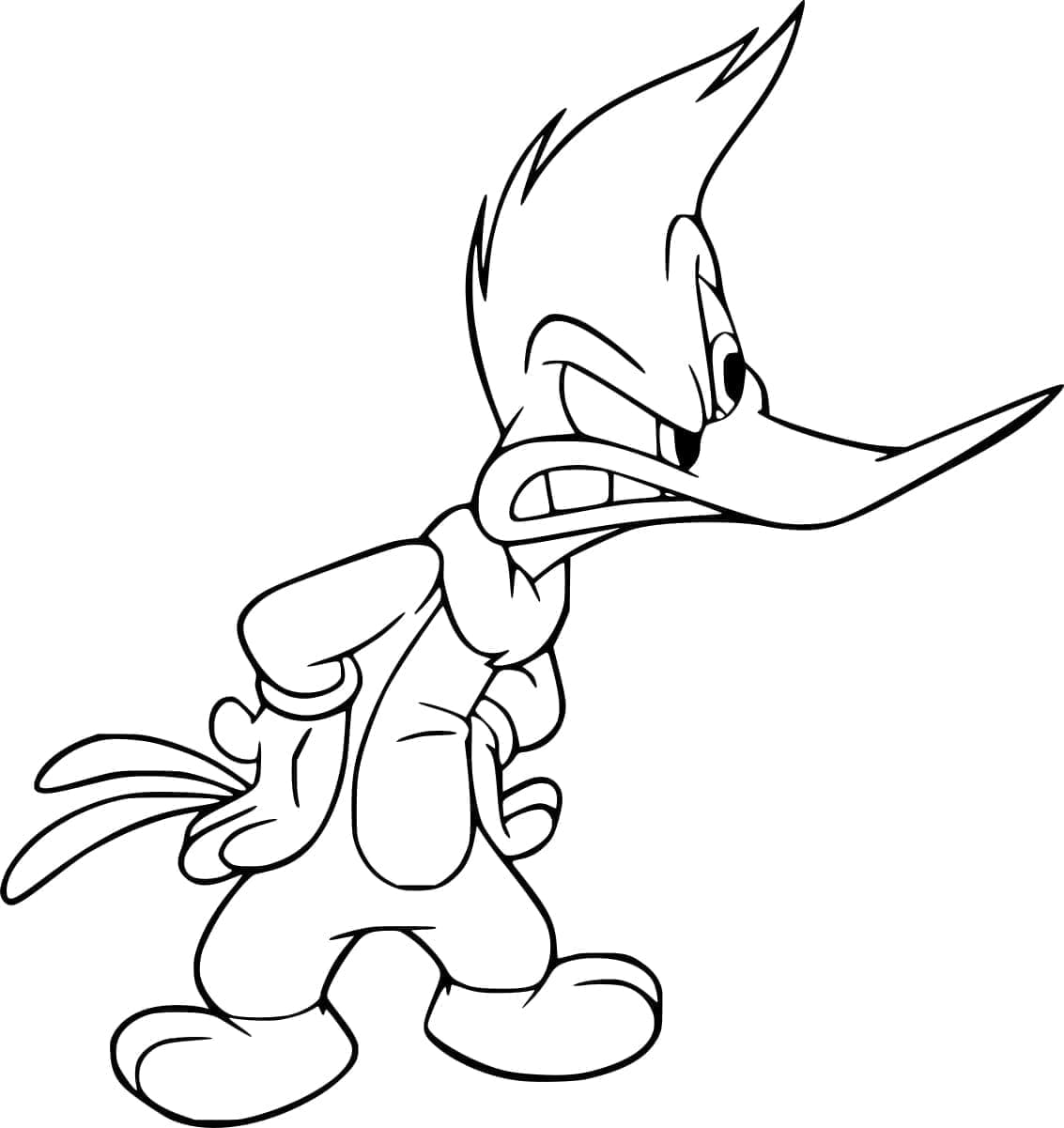 Angry Woody Woodpecker