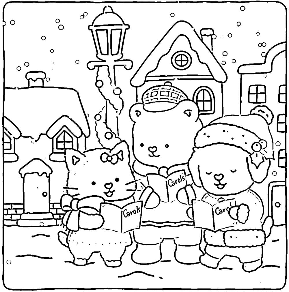 Basic Fuzzy Hygge coloring page