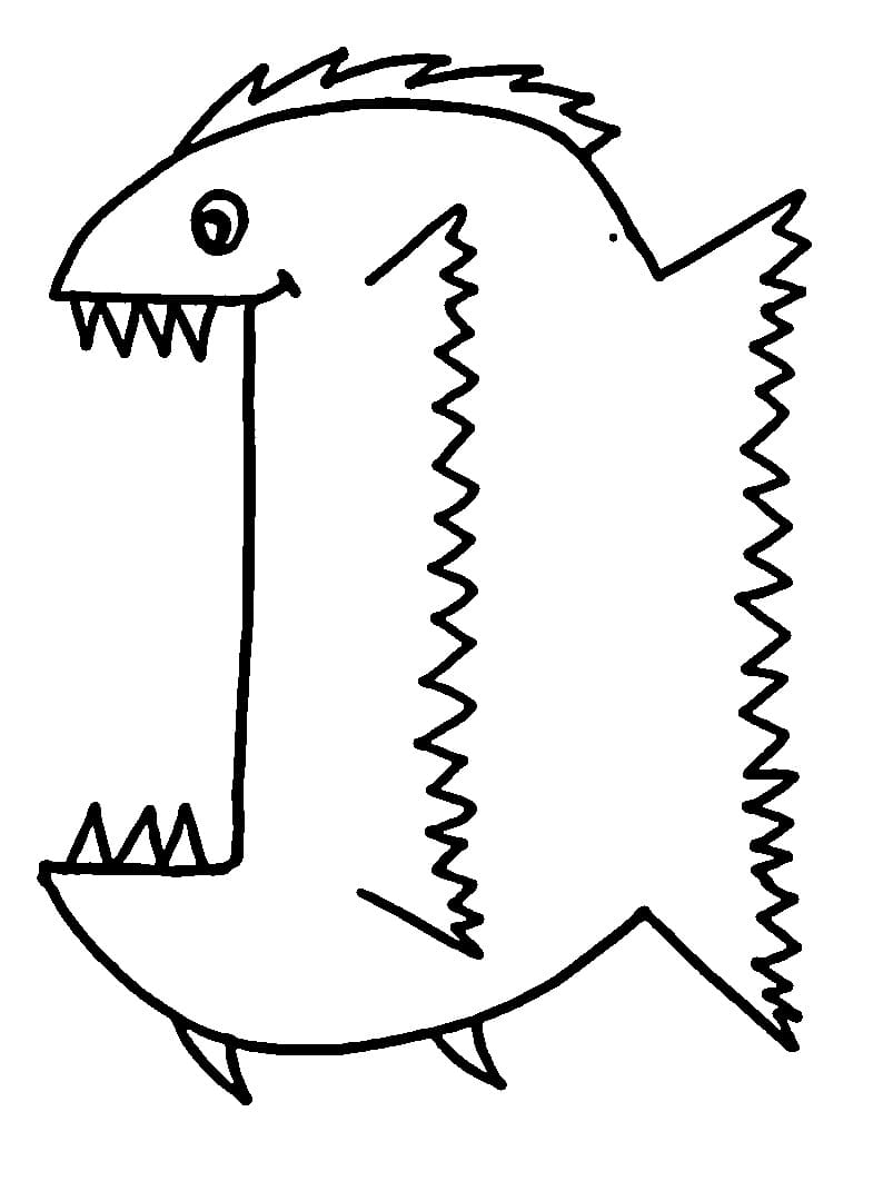 Big Mouth Fish For Free coloring page