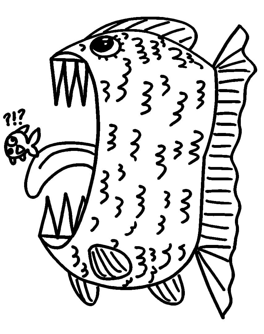 Big Mouth Fish Free Printable