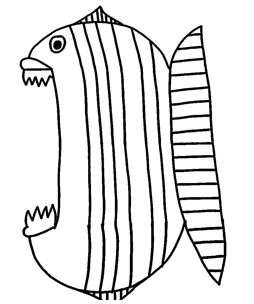 Big Mouth Fish Worksheet