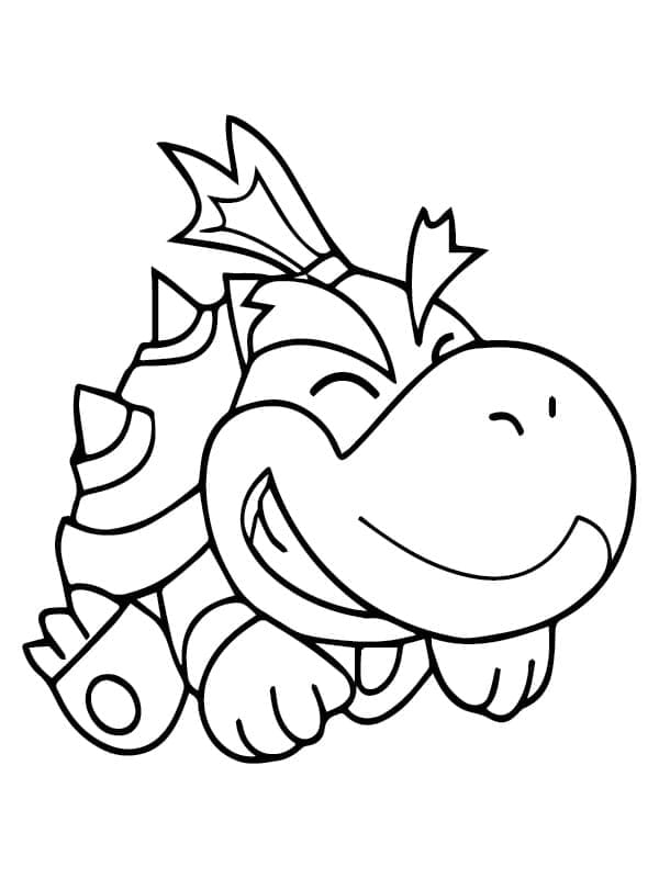 Bowser Jr For Kids coloring page