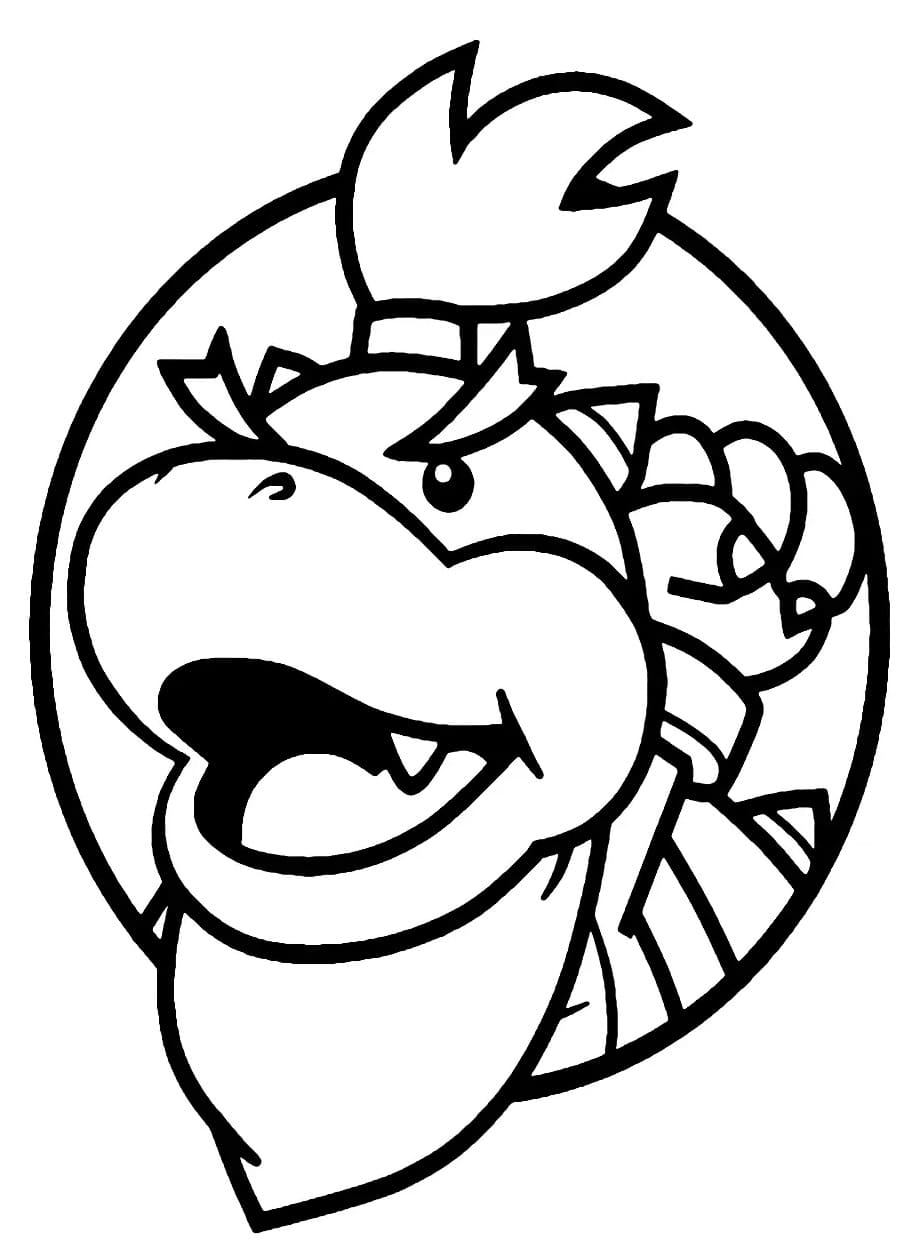 Bowser Jr coloring pages