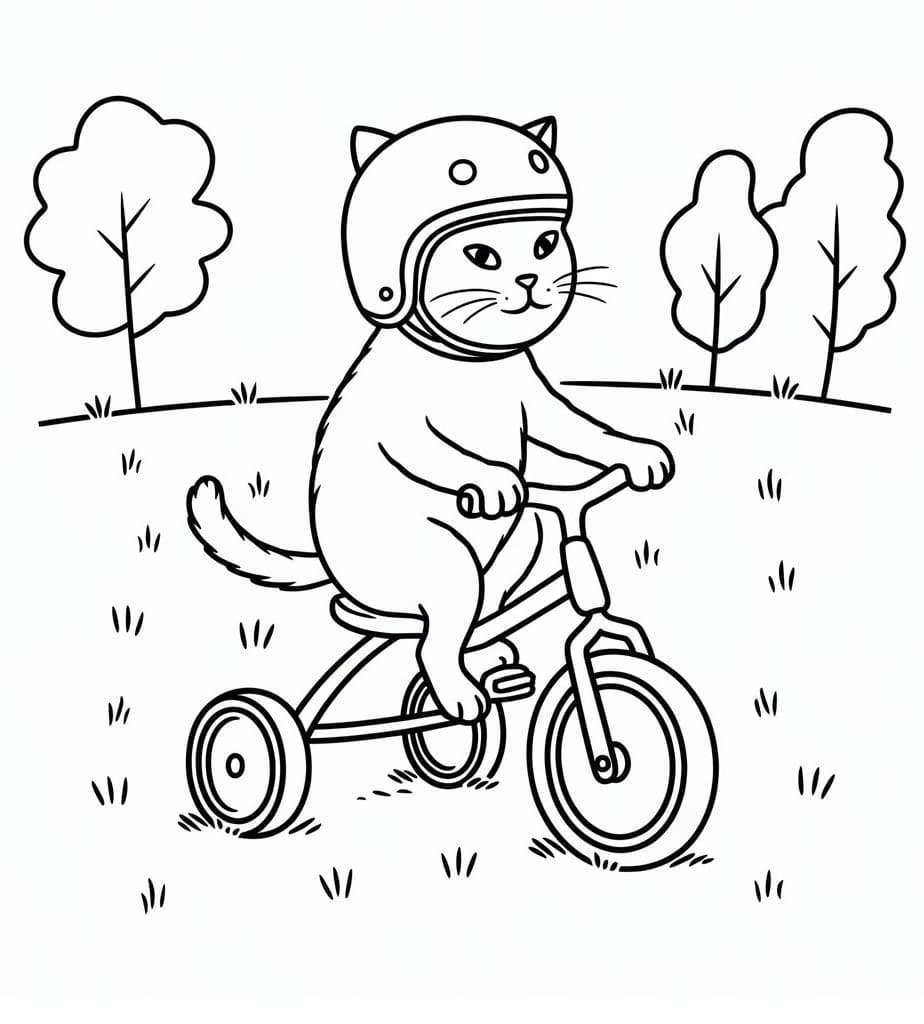 Cat on Tricycle