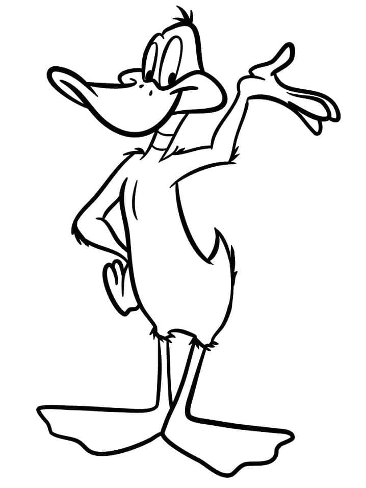 Cheerful Daffy Duck