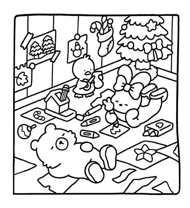 Comfy Days For Children coloring page