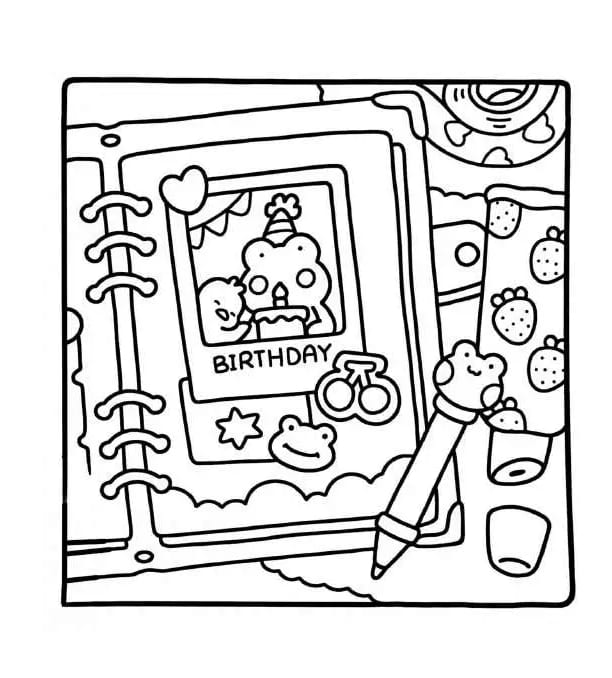 Comfy Days Picture coloring page