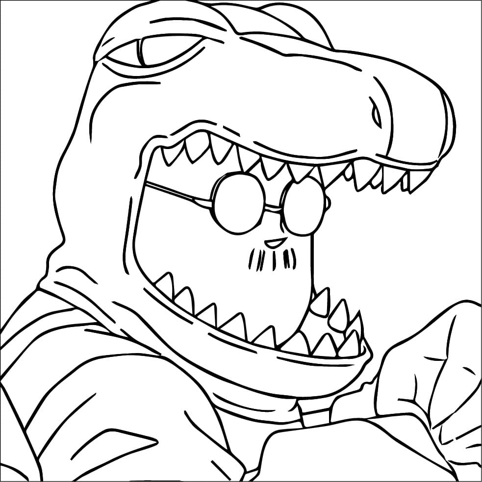 Cool Taro Sakamoto coloring page