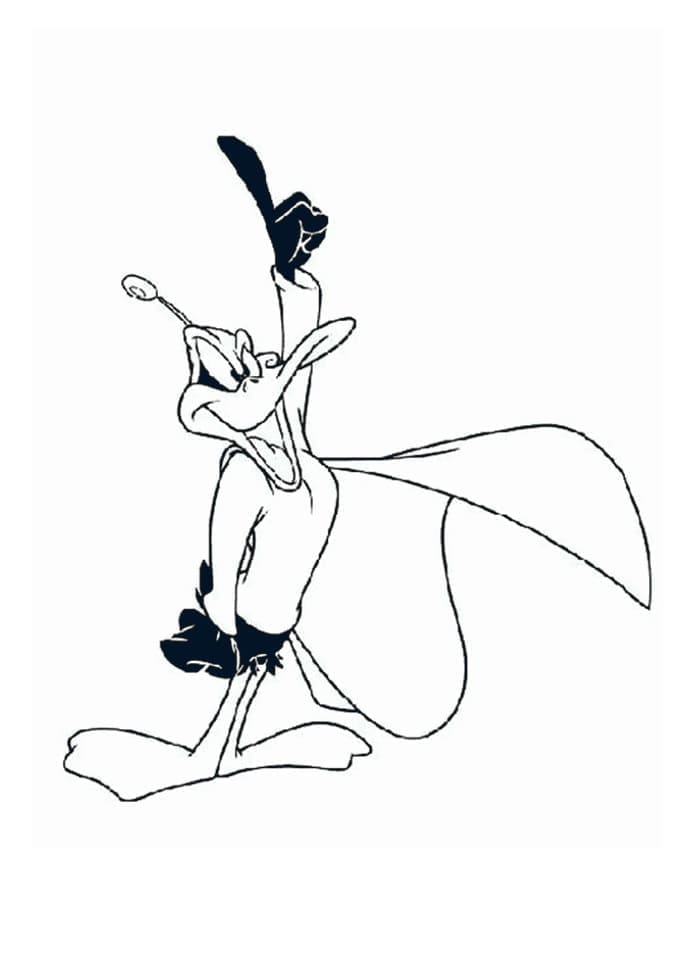 Daffy Duck is Cool coloring page