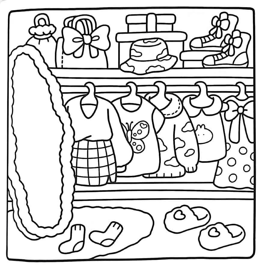 Drawing of Little Corner coloring page