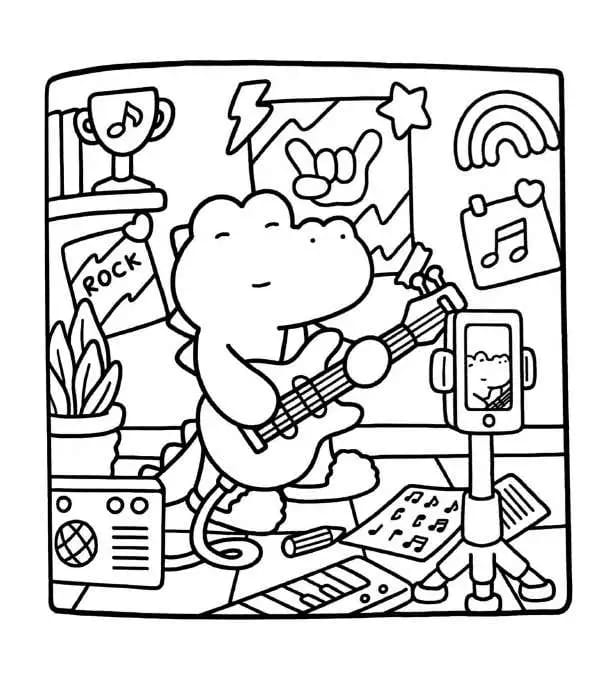 Free Comfy Days for Kids coloring page