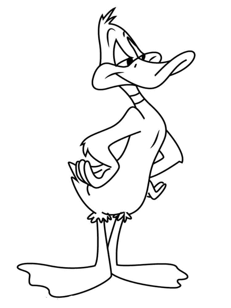 Free Daffy Duck coloring page