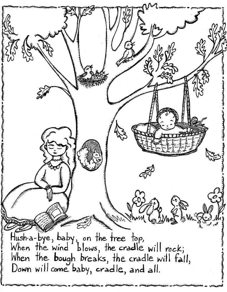 Free Nursery Rhyme For Kids coloring page