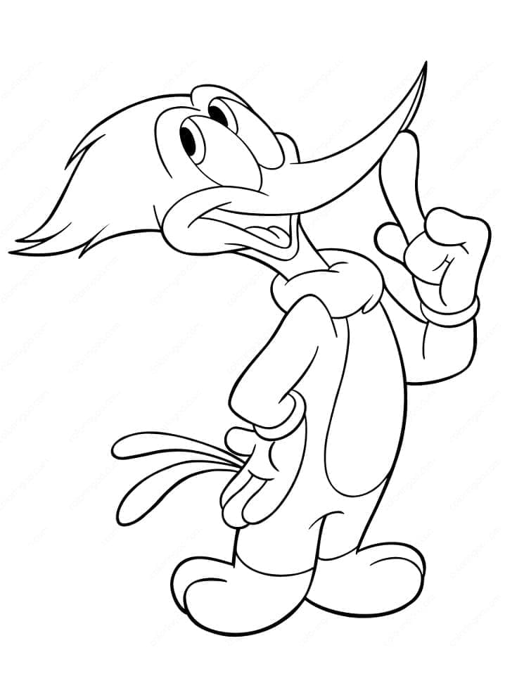 Free Printable Woody Woodpecker