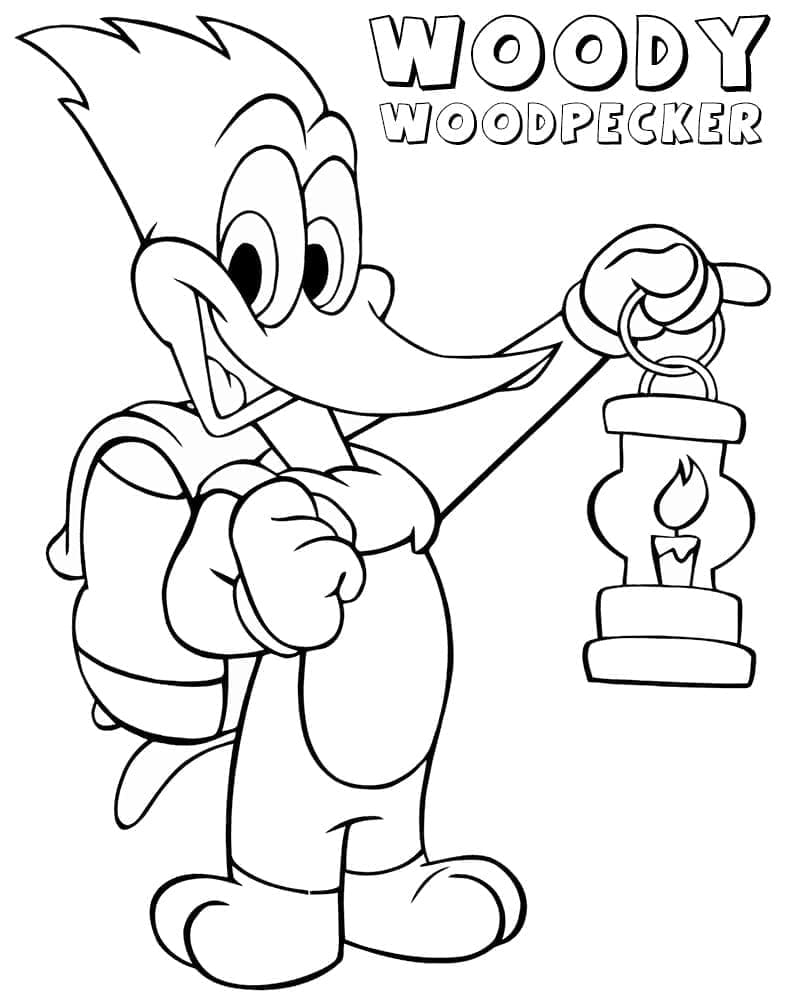 Friendly Woody Woodpecker