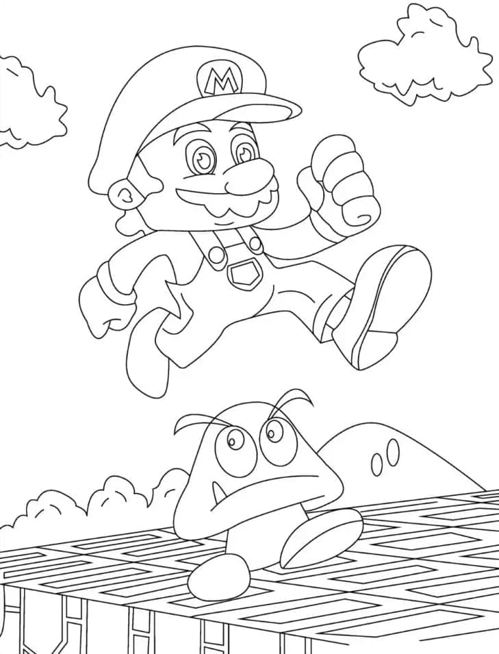 Goomba for Kids coloring page