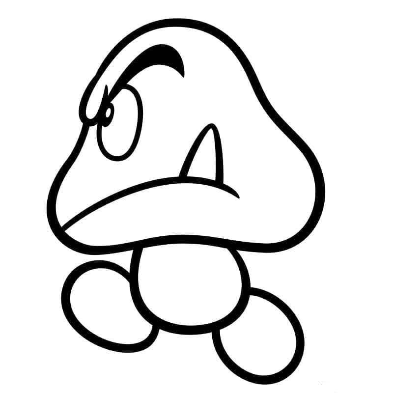 Goomba Printable coloring page