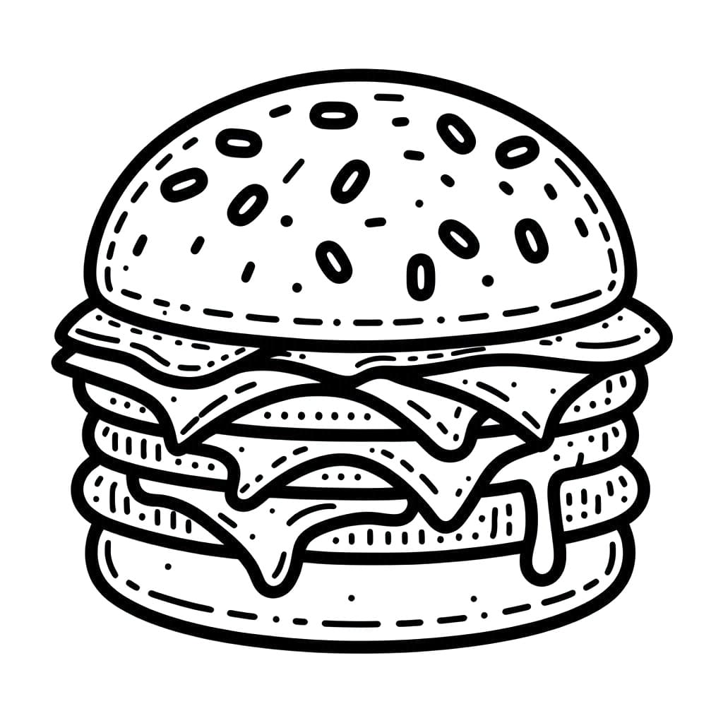 Hamburger Free Printable