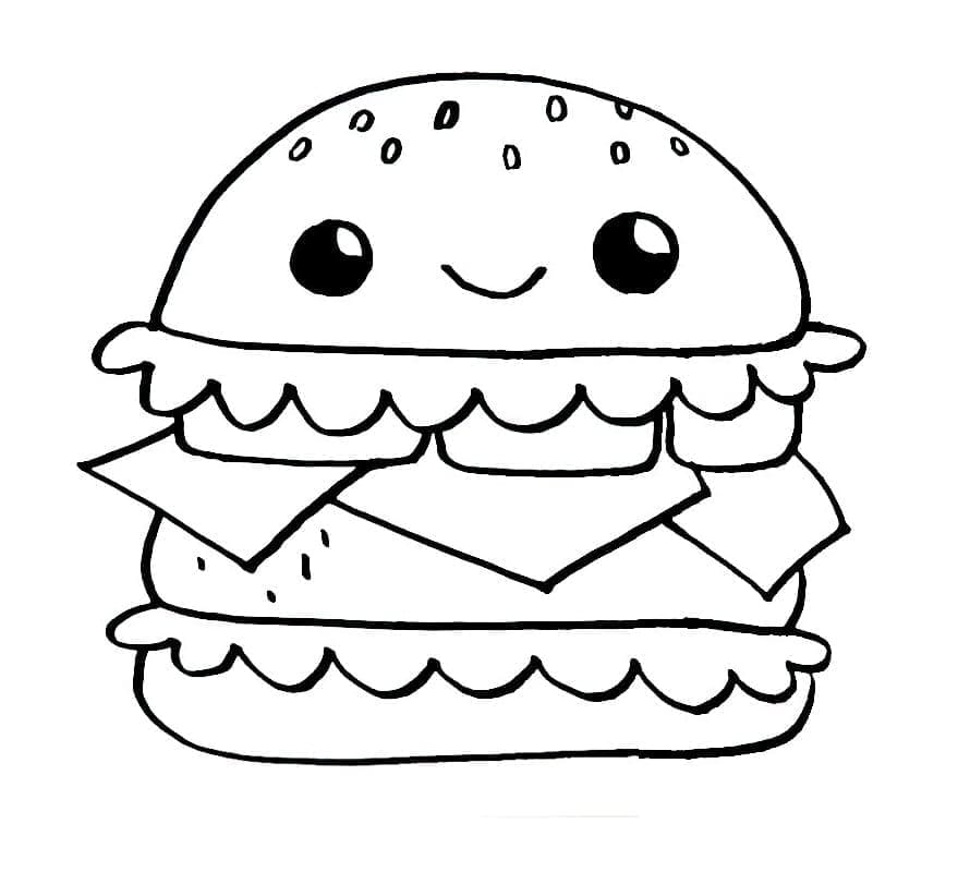 Hamburger is Smiling